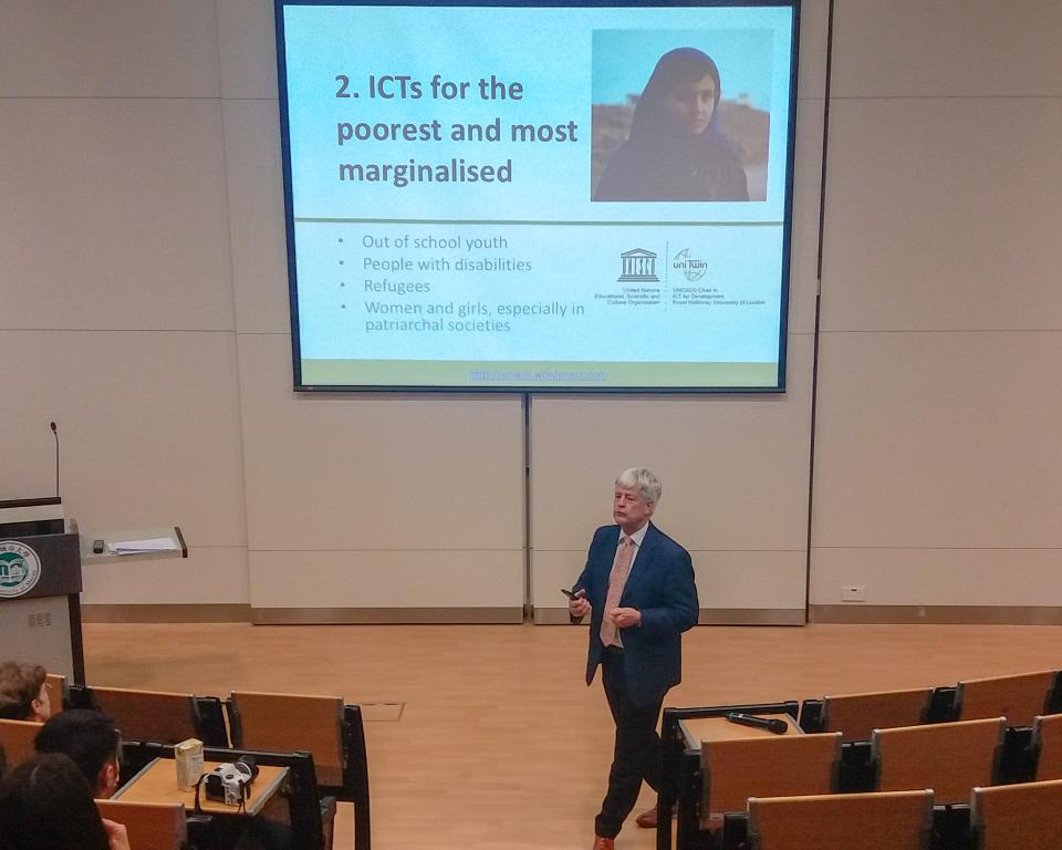 Professor Tim Unwin on ICT for development