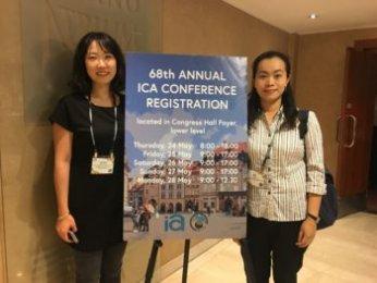 Juhee Kang and Jenny Ju at ICA Conference